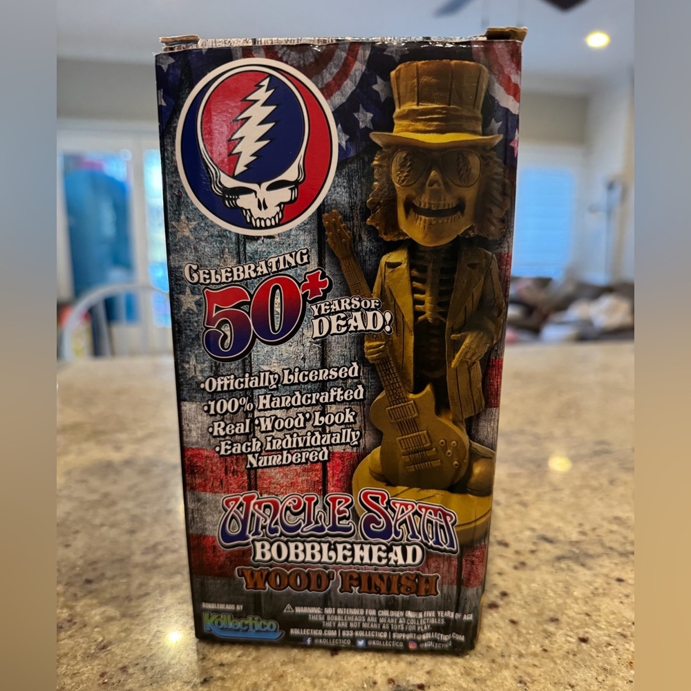 Grateful Dead UNCLE SAM 50+ Years of Dead Kollectico LE Bobblehead - Picture 3 of 13